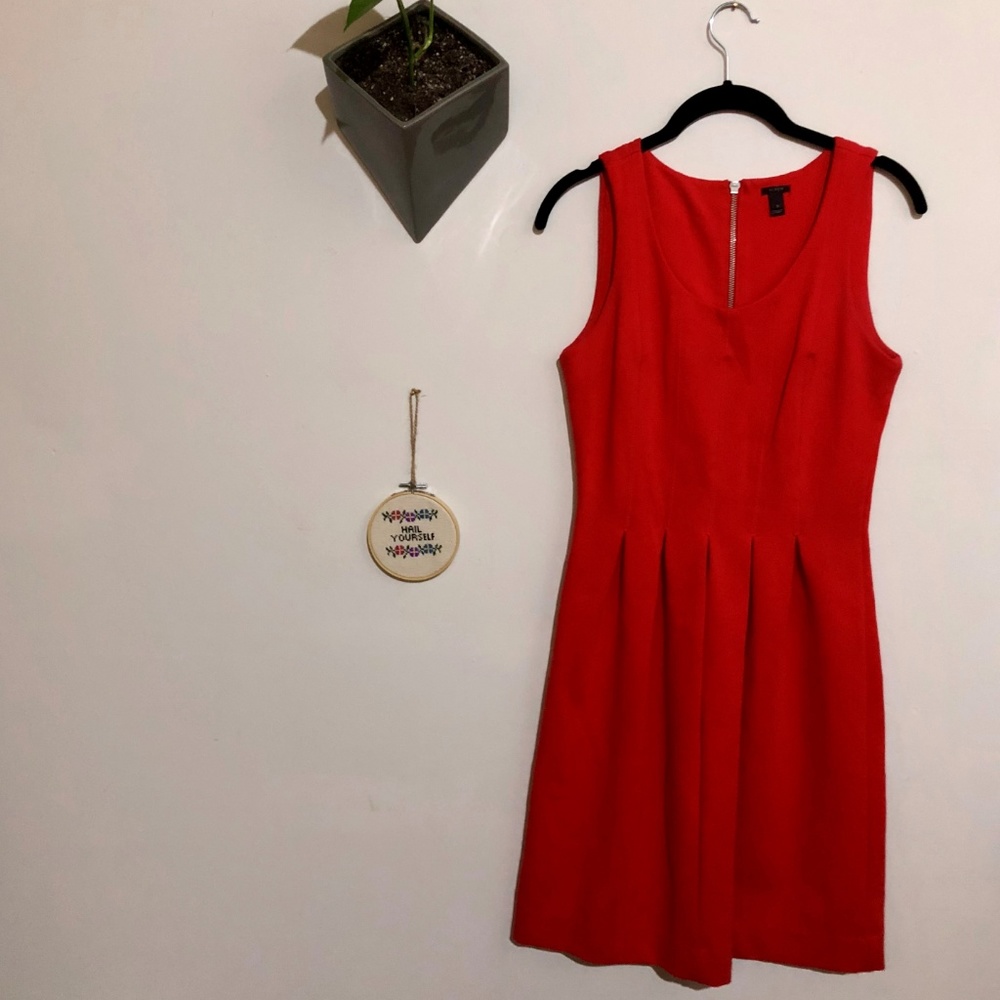 DELETING 2MORROW 🔥 J. Crew Red Fitted Dress